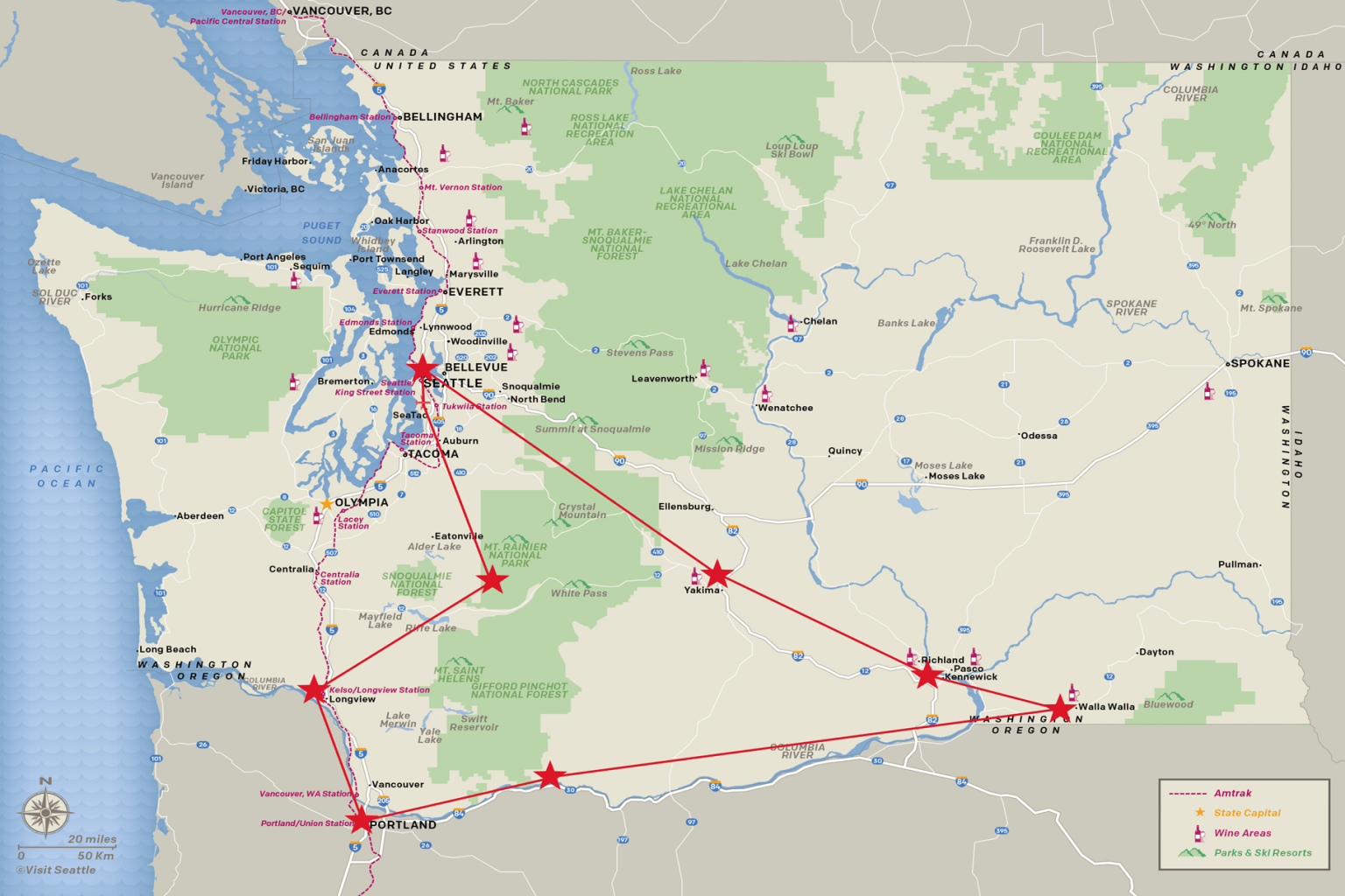 google map seattle cruise port