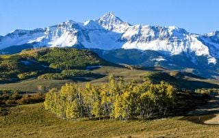 Der markante Wilson Peak nahe Telluride