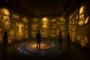 Immersive Genius Hall Illuminated Minds (c) Leonardo Da Vinci Museum Of North America