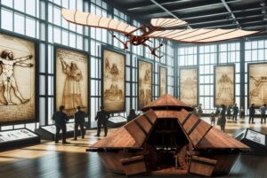Leonard Da Vinci Internal Exhibt Mockup 01 (c) Leonardo Da Vinci Museum Of North America
