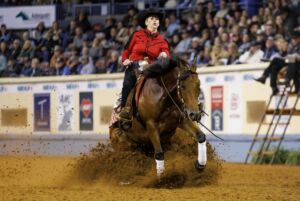 Reining horse even in Oklahoma City_credit Visit Oklahoma City